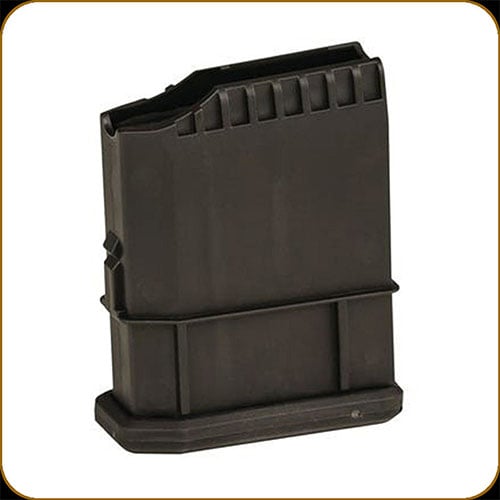 HOWA M1500 Mini Action magasin erbjuder en pålitlig 5-runds kapacitet, tillverkat av högkvalitativ polymer för 6.5 Grendel, 7.62x39 och 6mm ARC.